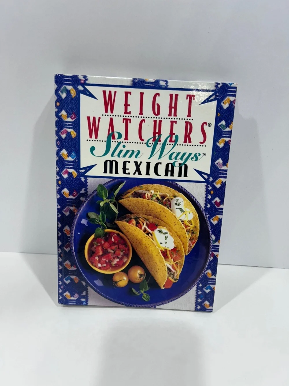 Vintage Weight Watchers Slim Ways Mexican Healthy recipe Cookbook-Hardcover 1996